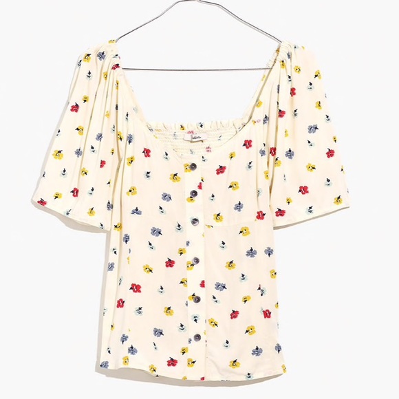 Madewell Floral Button-Down Shirt - Picture 4 of 8